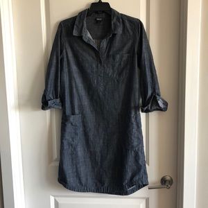 Patagonia rocky Peak Shirt Dress in Chambray